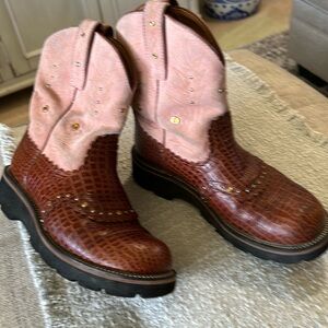 ARIAT FATBABY  LEATHER BOOT WOMENS SIZE 8 B
